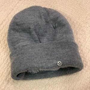 lululemon athletica Gray Knit Hat Beanie
